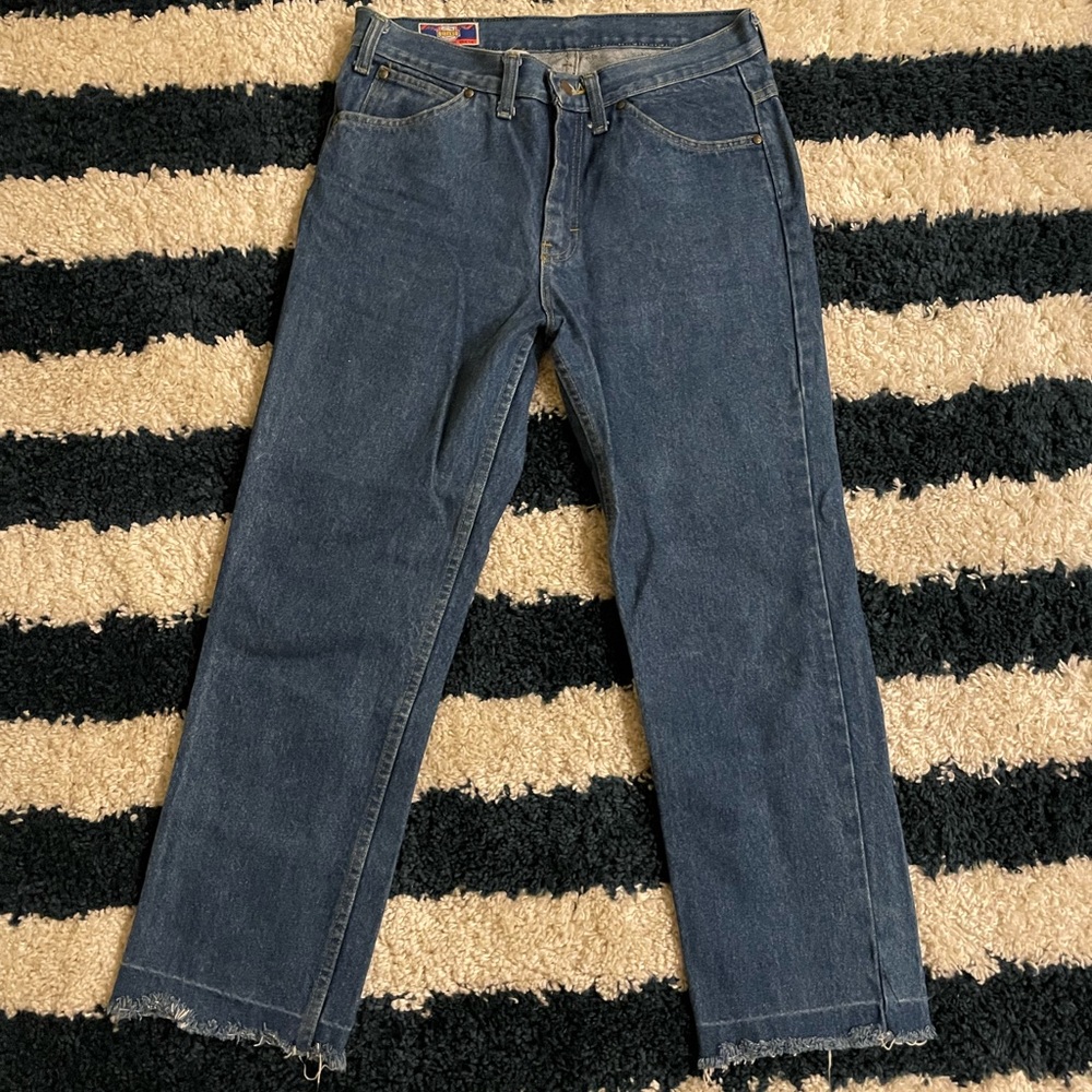 Women’s Freeway High Rise Premium Denim Raw Hem Jeans